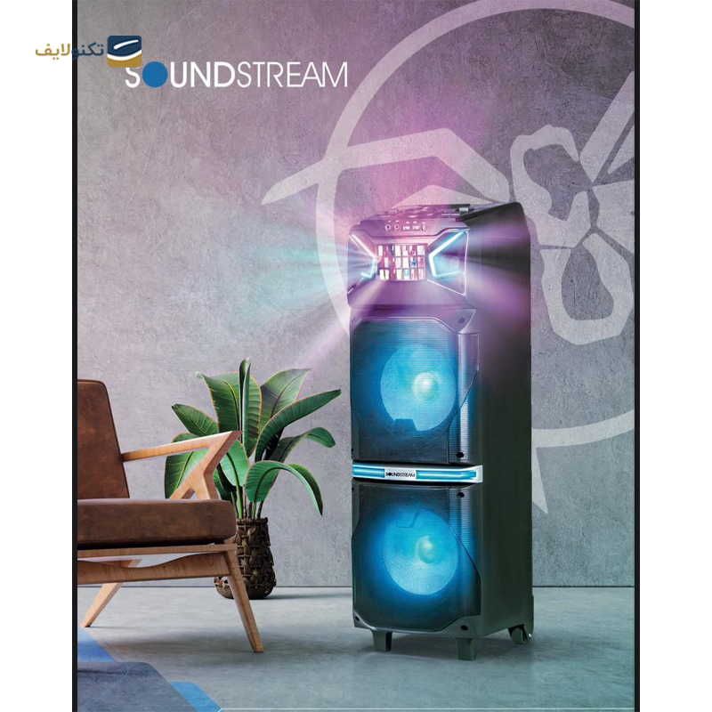 اسپیکر چمدانی ساند استریم مدل ST-LX9000 - Soundstream ST-LX9000 Suitcase Bluetooth Speaker