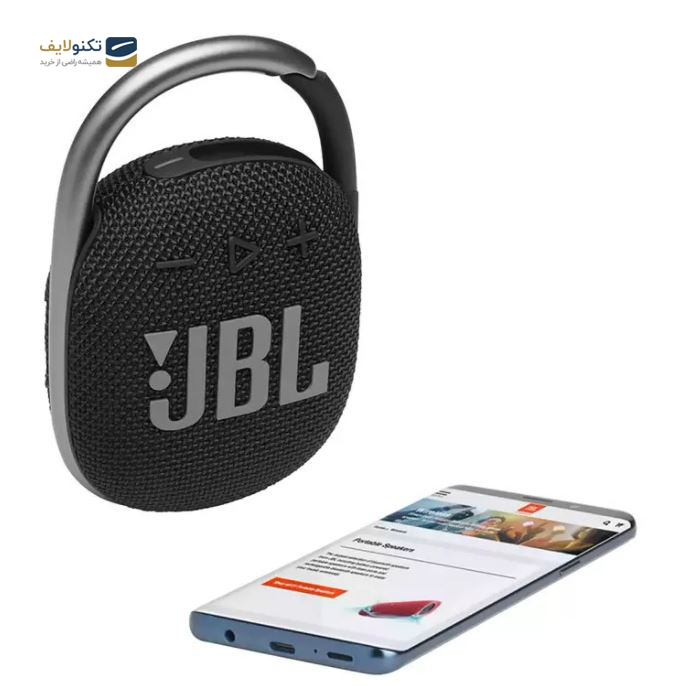 اسپیکر بلوتوثی قابل حمل جی بی ال مدل clip 4 - JBL clip 4 portable Bluetooth speaker