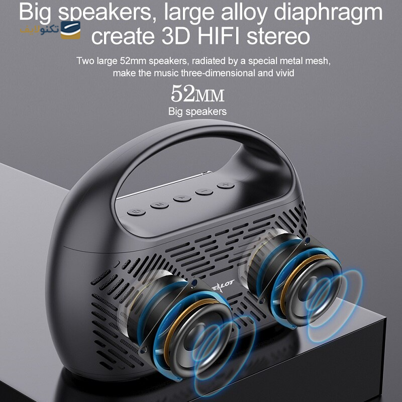  اسپیکر بلوتوثی قابل حمل زیلوت مدل S41 - ZEALOT S41 Bluetooth Speaker