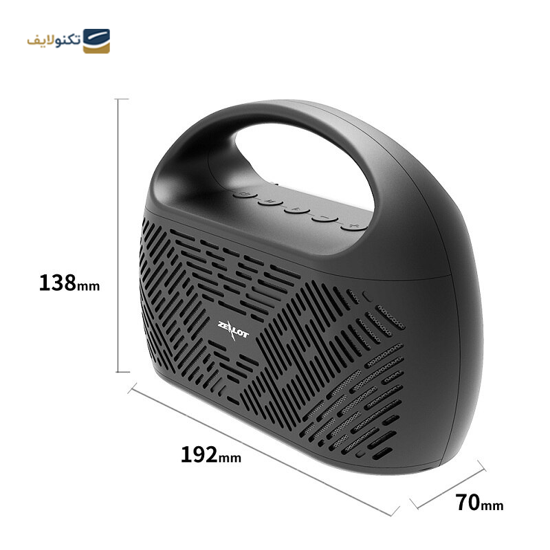  اسپیکر بلوتوثی قابل حمل زیلوت مدل S41 - ZEALOT S41 Bluetooth Speaker