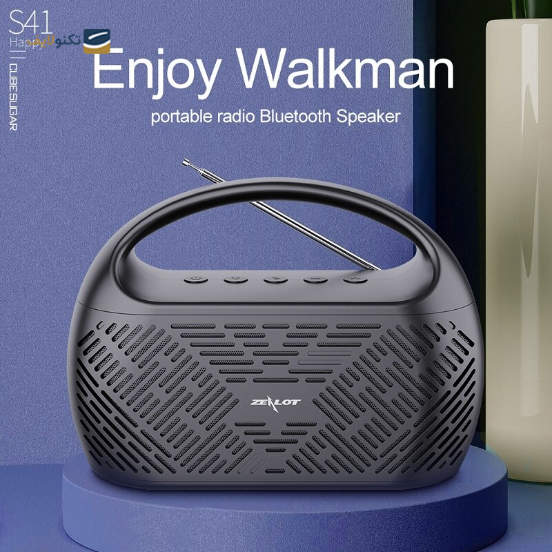  اسپیکر بلوتوثی قابل حمل زیلوت مدل S41 - ZEALOT S41 Bluetooth Speaker