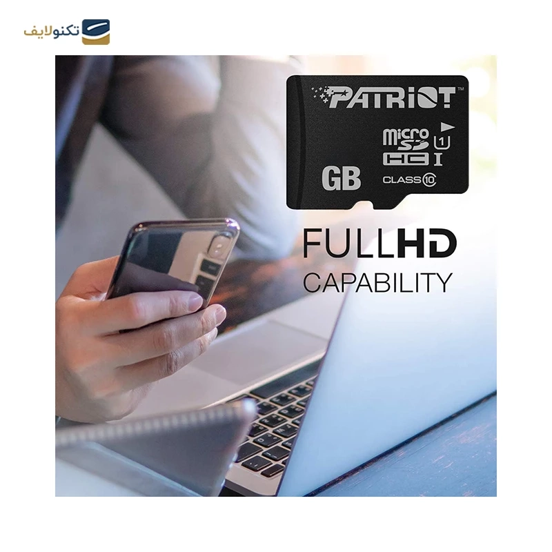 کارت حافظه‌ microSDXC پاتریوت استاندارد UHS-1 مدل LX Series ظرفیت 64 گیگابایت - Patriot Memory Card LX Series microSDXC UHS-I U1 - 64GB