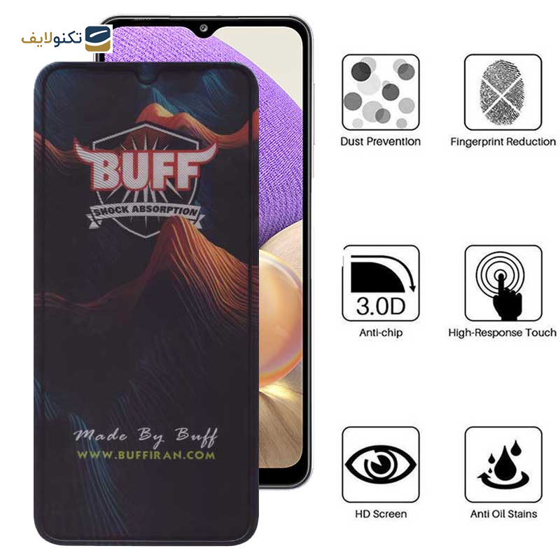محافظ صفحه نمایش بوف مدل Mountain-G مناسب برای گوشی موبایل سامسونگ Galaxy A32 5G / A22 5G / A12 Nacho / A12 4G / A20s 4G - Buff Mountain-G Glass Screen Protector For Samsung Galaxy A32 5G / A22 5G / A12 Nacho / A12 4G / A20s 4G