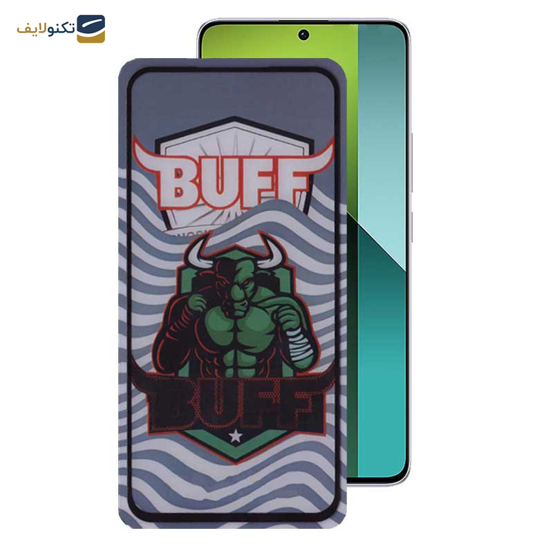گلس گوشی شیائومی Redmi Note 13 بوف مدل Super Power-G 5D  - Buff 5D Super Power-G Glass Screen Protector For Xiaomi Redmi Note 13