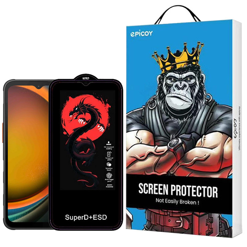 محافظ صفحه نمایش اپیکوی مدل Dragon ESD مناسب برای گوشی موبایل سامسونگ Galaxy A14 4G/5G /Xcover7 - Epicoy Dragon ESD Glass Screen Protector For Samsung Galaxy A14 4G/5G /Xcover7