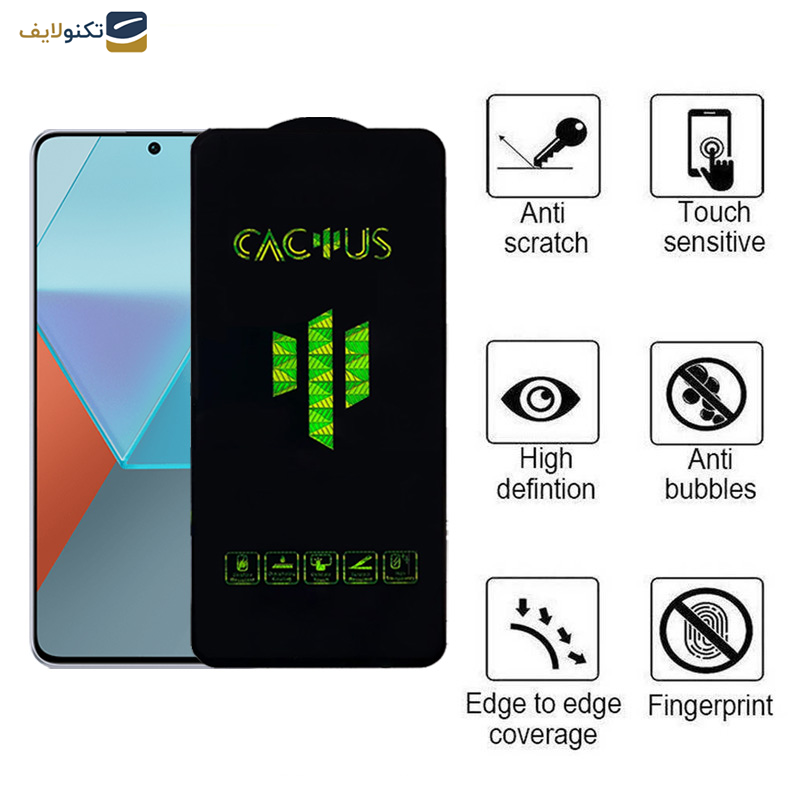 محافظ صفحه نمایش اپیکوی مدل Cactus مناسب برای گوشی موبایل شیائومی Redmi Note 13 Pro 4G-5G -Note 13 4G-5G -Note 13R Pro - Epicoy Cactus Glass Screen Protector For Xiaomi Redmi Note 13 Pro 4G-5G -Note 13 4G-5G -Note 13R Pro