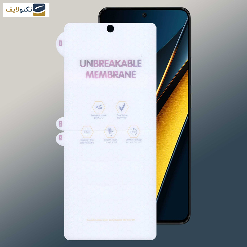 محافظ صفحه نمایش مات بوف مدل Hydrogel-Matte-G مناسب برای گوشی موبایل پوکو Poco X6 Pro - X6 - M6 Pro 4G - Buff Hydrogel-Matte-G film screen protector suitable for Poco X6 Pro - X6 - M6 Pro 4G