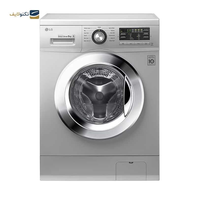 ماشین لباسشویی ال جی 8 کیلویی مدل F1496TDT24 - LG F1496TDT24 Washing Machine