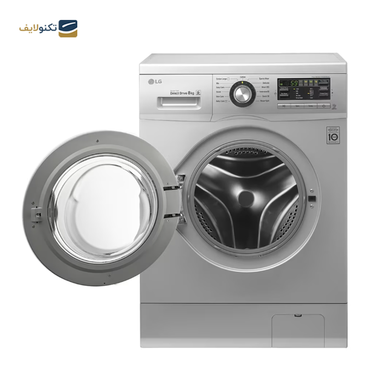 ماشین لباسشویی ال جی 8 کیلویی مدل F1496TDT24 - LG F1496TDT24 Washing Machine