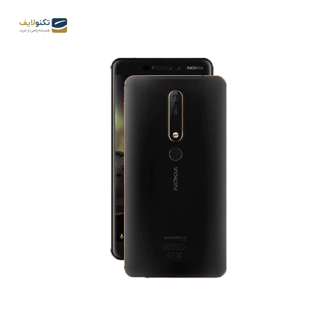 گوشی موبایل نوکیا 6.1 دو سیم کارت - ظرفيت 32 گيگابايت - Nokia 6.1 32/3GB