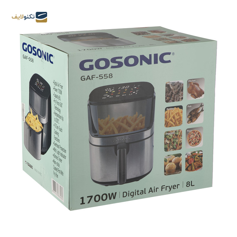 سرخ کن بدون روغن گوسونیک مدل GAF-558 - Gosonic GAF-558 Oil Free Fryer