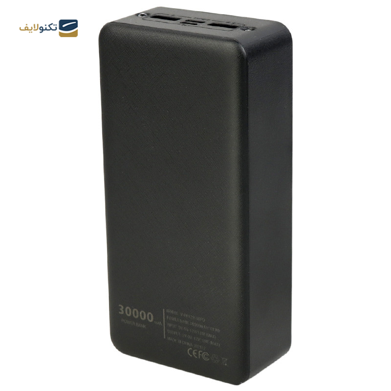 پاوربانک وریتی مدل V-PA129-30PD ظرفیت 30000 میلی آمپر ساعت - Verity V-PA129-30PD 30000mah power bank