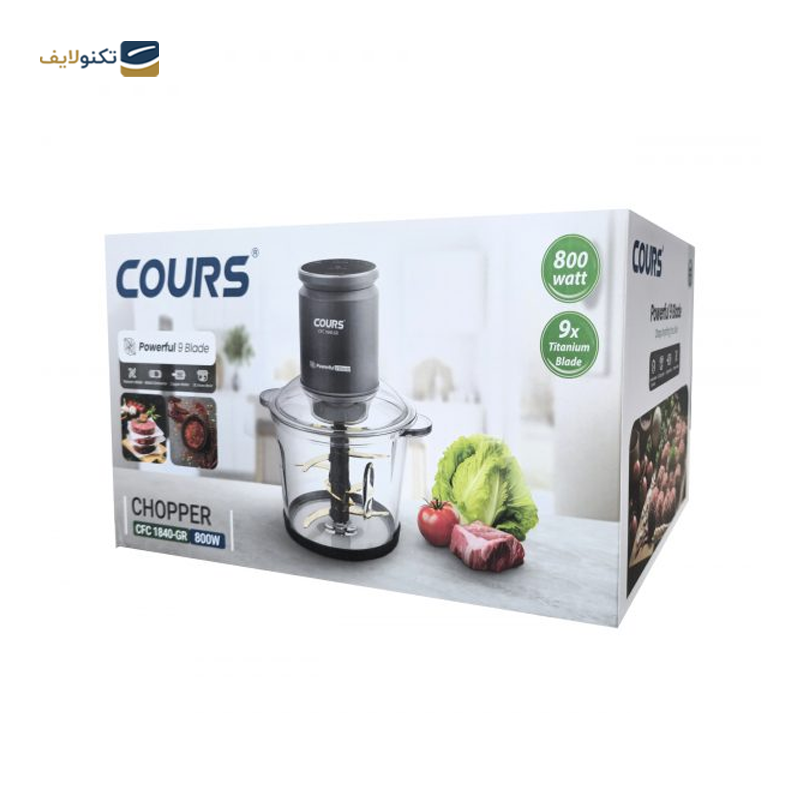 خردکن کورس مدل CFC 1840GR - Cours CFC 1840GR Food Chopper