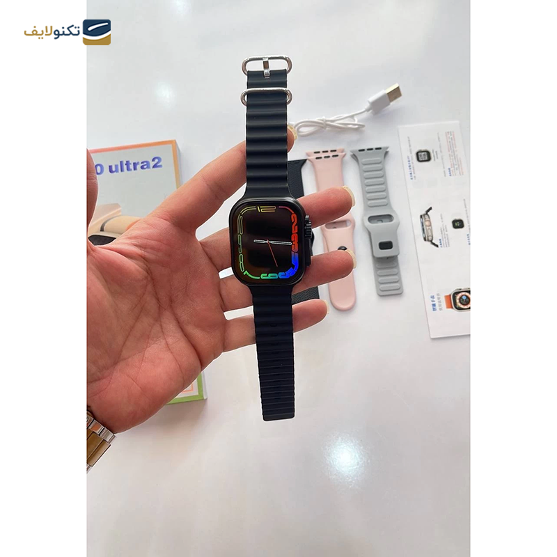 ساعت هوشمند مدل T20 ULTRA2 همراه با 4 بند - T20 ULTRA2 Smartwatch pack of 4 bands