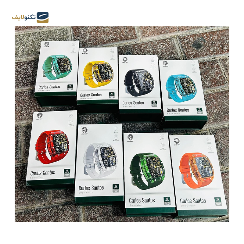 ساعت هوشمند گرین لاین مدل CARLOS SANTOS-GNCRSTSW - Green lion CARLOS SANTOS-GNCRSTSW Smart Watch