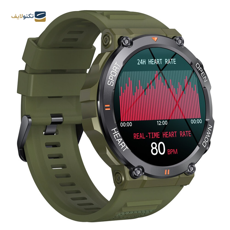 ساعت هوشمند هیوامی مدل Camp K 56 Pro - BK - Hivami Smart Band Camp K 56 Pro - BK