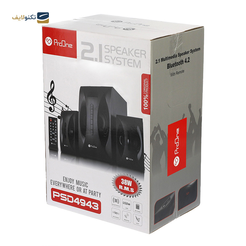 اسپیکر دسکتاپ پرووان مدل PSD4943 - ProOne PSD4943 Pc speaker