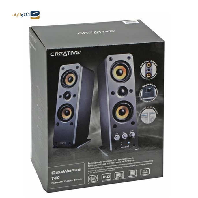  اسپیکر دسکتاپ کریتیو مدل GigaWorks T40 Series II - Creative GigaWorks T40 Series II Speaker