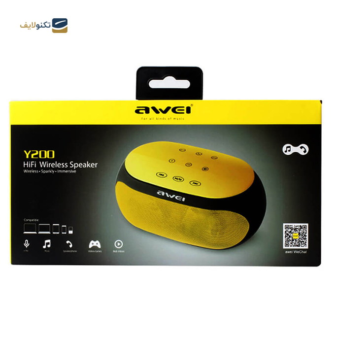 اسپیکر بلوتوثی قابل حمل اوی مدل Y200 - Awei Y200 Portable Bluetooth Speaker