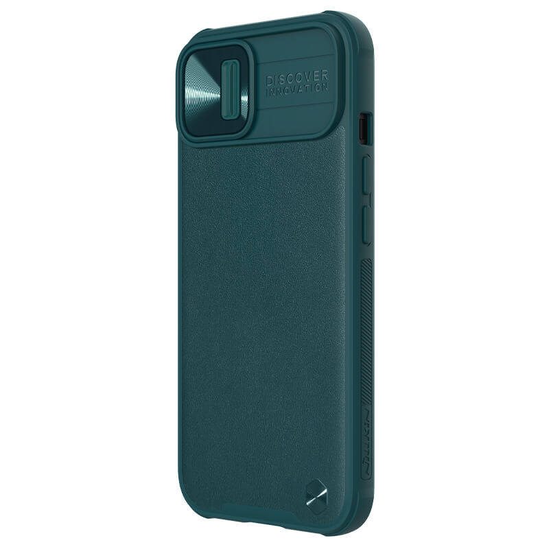 کاور گوشی اپل iPhone 13 نیلکین مدل CamShield Leather - Nillkin CamShield Leather Cover For iPhone 13