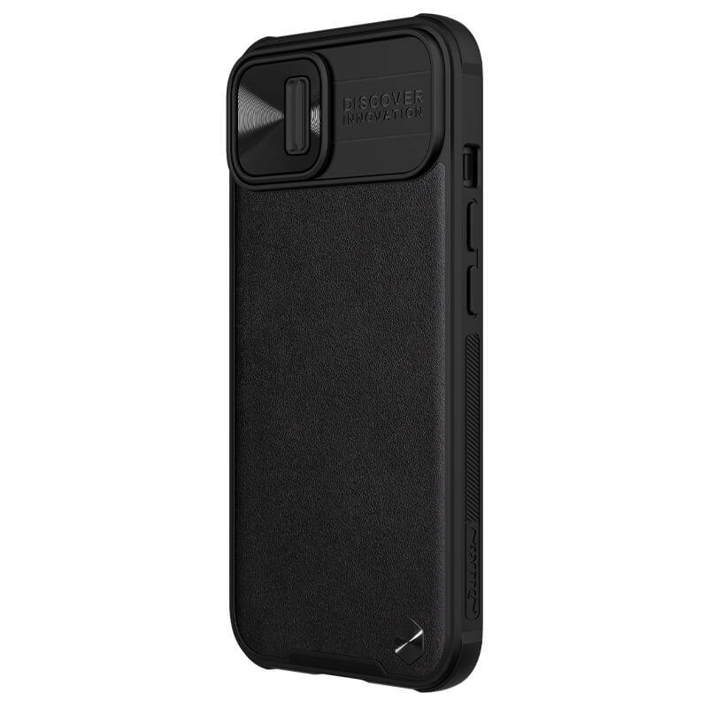 کاور گوشی اپل iPhone 13 نیلکین مدل CamShield Leather - Nillkin CamShield Leather Cover For iPhone 13