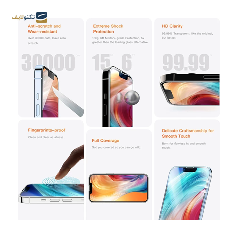 گلس مات گوشی سامسونگ Galaxy Z Fold 4 راک اسپیس مدل GAM - Rock Space GAM Screen Protector for Samsung Galaxy Z Fold 4