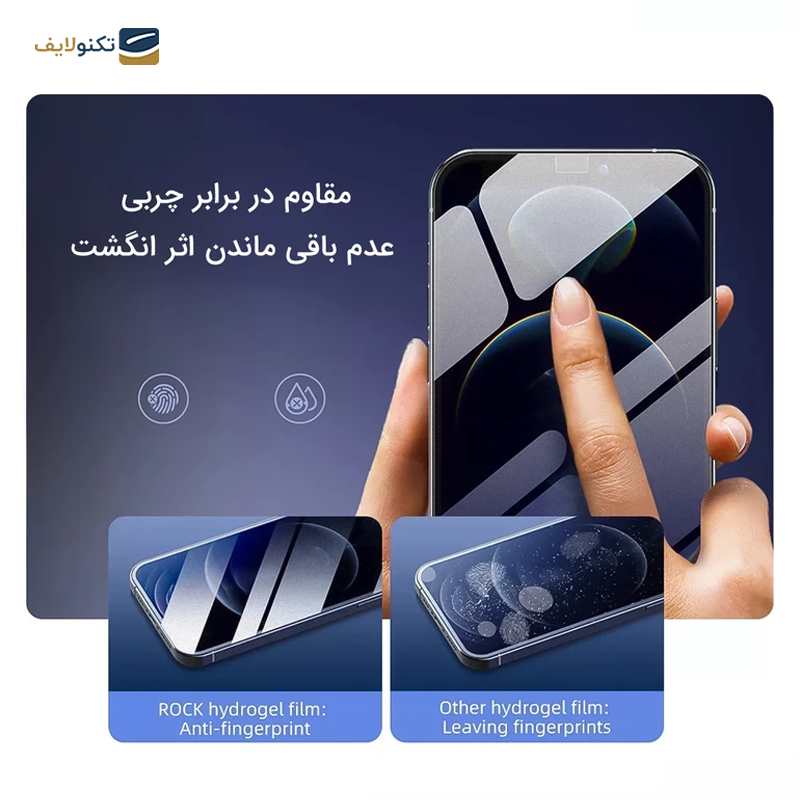 گلس گوشی سامسونگ Galaxy Z Fold 5 راک اسپیس مناسب برای نمایشگر اول مدل Hydrogel HGL - Rock Space Hydrogel HGL Screen Protector for Samsung Galaxy Z Fold 5