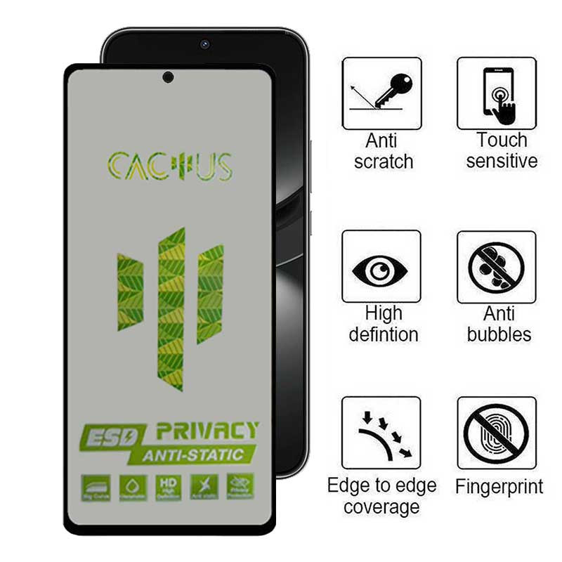 محافظ صفحه نمایش حریم شخصی اِپیکوی مدل Cactus-ESD-Privacy مناسب برای گوشی موبایل هوآوی Nova 12 / Nova 12 Lite / Nova 11 SE / Nova 10 SE - Epicoy Cactus-ESD-Privacy Glass Screen Protector For Huawei Nova 12 / Nova 12 Lite / Nova 11 SE / Nova 10 SE