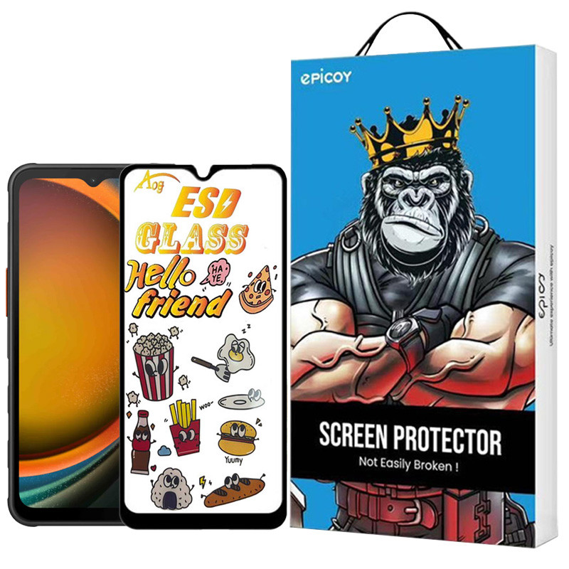 محافظ صفحه نمایش اپیکوی مدل ESD 2024 مناسب برای گوشی موبایل سامسونگ Galaxy A14 4G/5G /Xcover7 - Epicoy ESD 2024 Glass Screen Protector For Samsung Galaxy A14 4G/5G /Xcover7