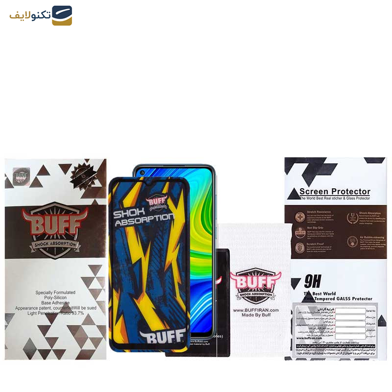 محافظ صفحه نمایش بوف مدل Shock-Shock-G مناسب برای گوشی موبایل شیائومی Redmi Note 9 4G - Note 8 Pro - 9 Prime 4G - 9 - 9 india - Buff Shock-Shock-G Glass Screen Protector For Xiaomi Redmi Note 9 4G - Note 8 Pro - 9 Prime 4G - 9 - 9 india