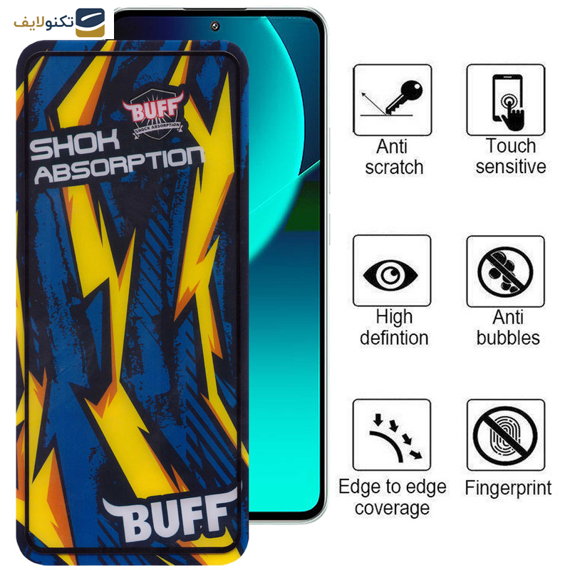 محافظ صفحه نمایش بوف مدل Shock-Shock-G مناسب برای گوشی موبایل شیائومی 13T Pro - 13T - Redmi K60 Ultra - Buff Shock-Shock-G Glass Screen Protector For Xiaomi 13T Pro - 13T - Redmi K60 Ultra