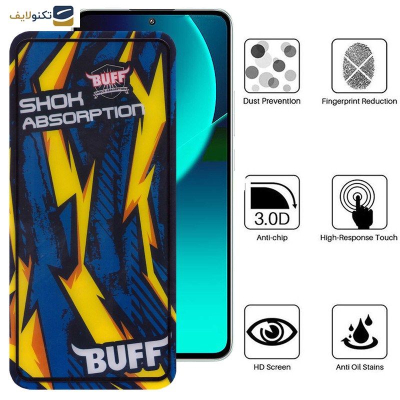 محافظ صفحه نمایش بوف مدل Shock-Shock-G مناسب برای گوشی موبایل شیائومی 13T Pro - 13T - Redmi K60 Ultra - Buff Shock-Shock-G Glass Screen Protector For Xiaomi 13T Pro - 13T - Redmi K60 Ultra