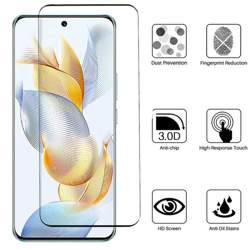 محافظ صفحه نمایش بوف مدل FullGlue-Max-G مناسب برای گوشی موبایل آنر Honor 90 / 90 Pro - Buff FullGlue-Max-G Glass Screen Protector For Honor 90 Pro-Honor 90