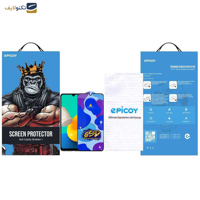 محافظ صفحه نمایش اپیکوی مدل Star ESD مناسب برای گوشی موبایل سامسونگ Galaxy M32 4G-M31 Prime 4G -M30s 4G-M30 4G - Epicoy Star ESD Glass Screen Protector For Samsung Galaxy M32 4G-M31 Prime 4G -M30s 4G-M30 4G