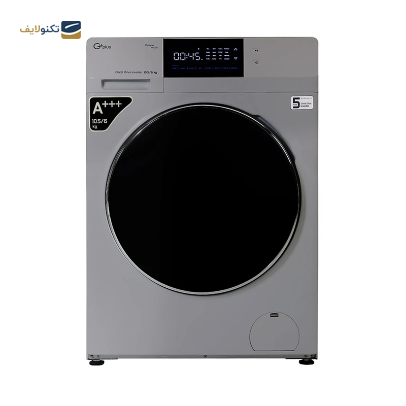 ماشین لباسشویی جی پلاس 10.5 کیلویی مدل GWM-PD106T - GPlus GWM-PD106T Washing Machine