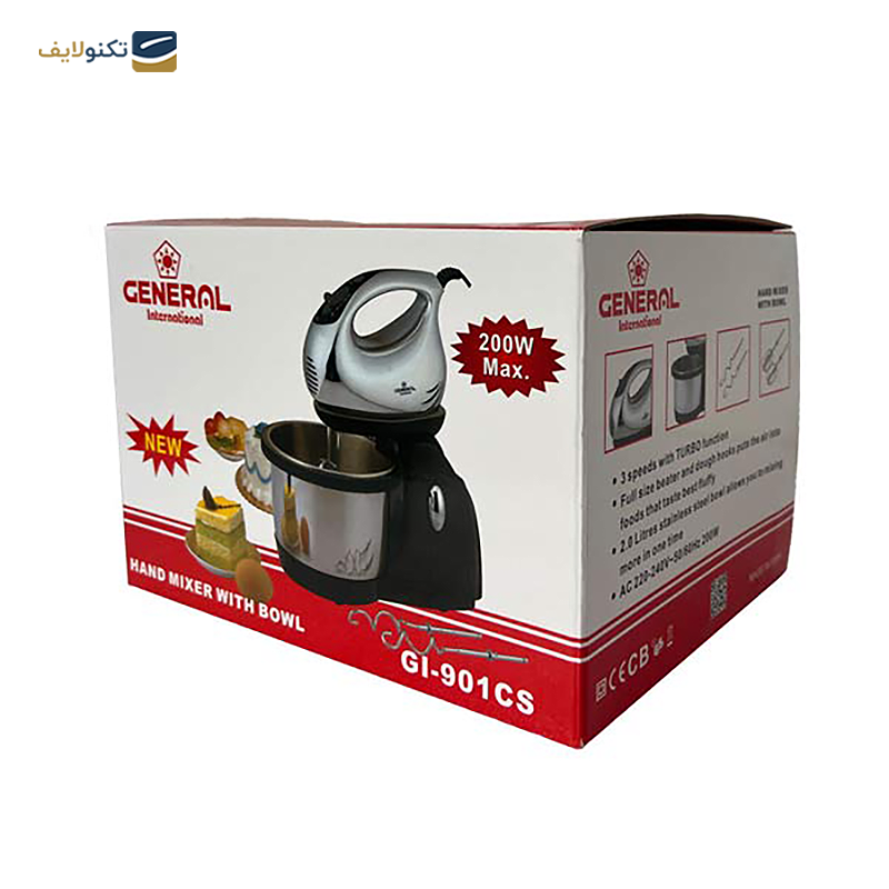 همزن کاسه دار جنرال مدل GI-901CS - Cours GI-901CS Mixer