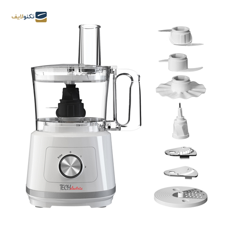 غذاساز تک الکتریک مدل FP1108-81BB - Tech Electric FP1108-81BB Food Processor