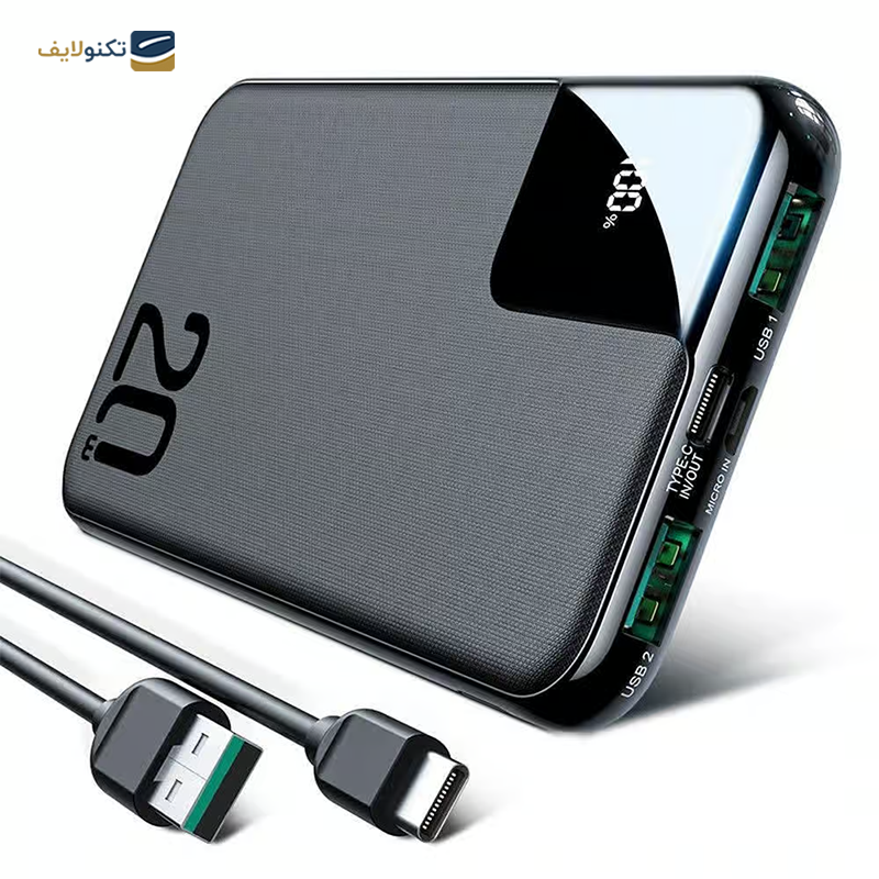 پاوربانک جوی روم مدل JR-QP190 mini ظرفیت 10000 میلی آمپر - JoyRoom JR-QP190 mini Power Bank 10000 mAh