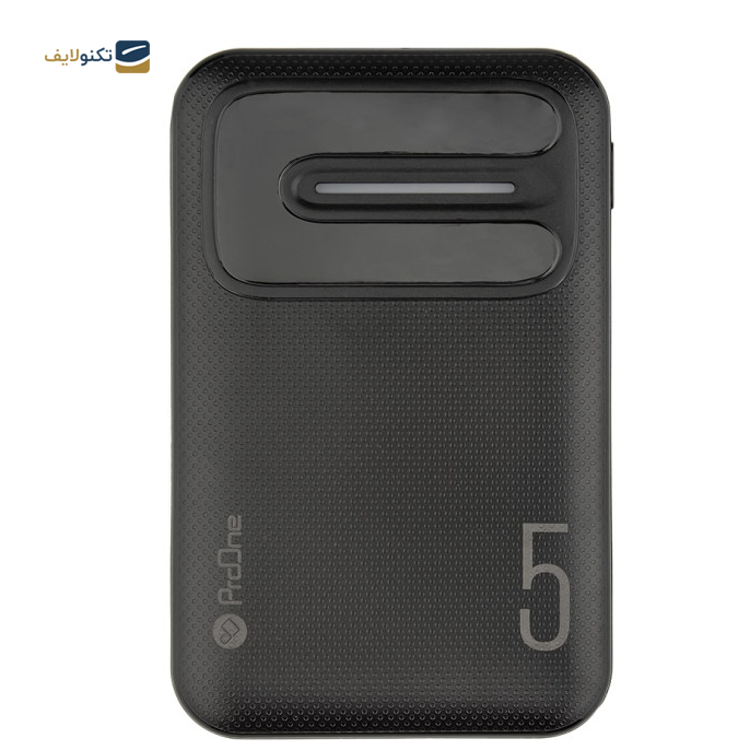 پاوربانک پرووان مدل PPB5005 ظرفیت 5000 میلی‌آمپر	ساعت - ProOne Power Bank PPB5005 - 5000 mAh