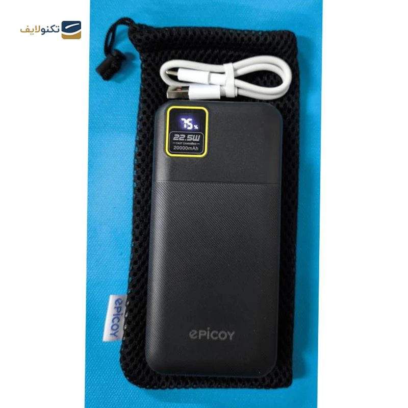 پاوربانک اپیکوی مدل Gorilla200 ظرفیت 20000 میلی‌ آمپر ساعت - Epicoy Gorilla200 20000mah Power Bank