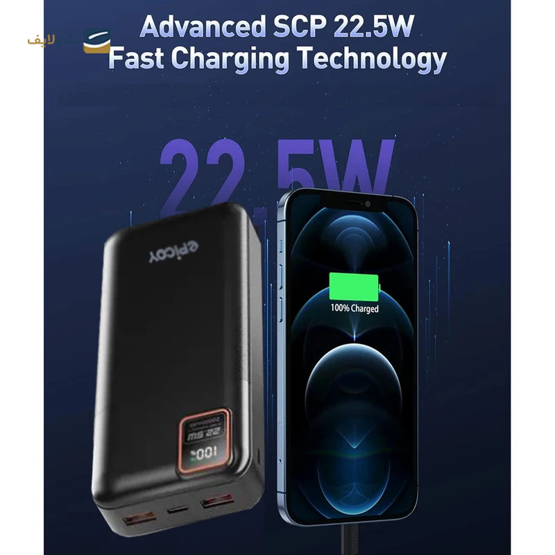 پاوربانک اپیکوی مدل Gorilla200 ظرفیت 20000 میلی‌ آمپر ساعت - Epicoy Gorilla200 20000mah Power Bank