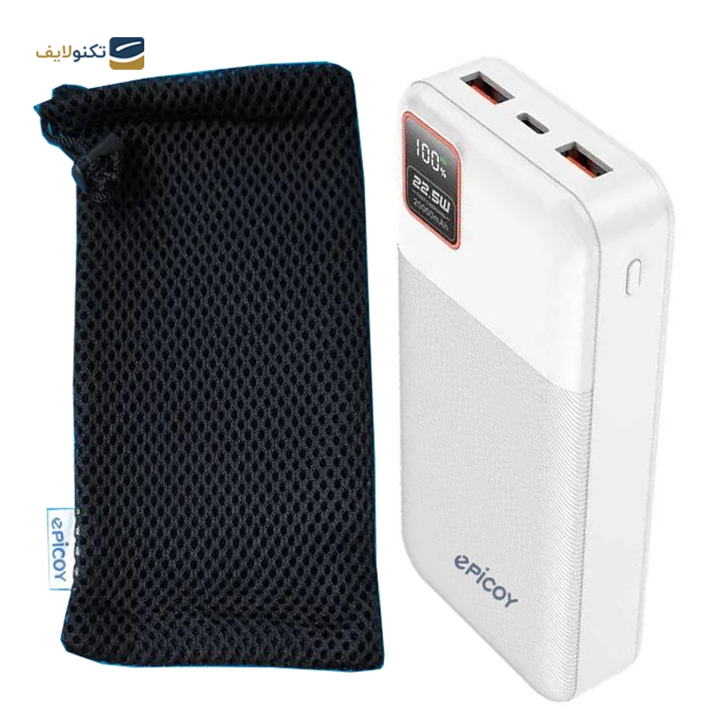 پاوربانک اپیکوی مدل Gorilla200 ظرفیت 20000 میلی‌ آمپر ساعت - Epicoy Gorilla200 20000mah Power Bank