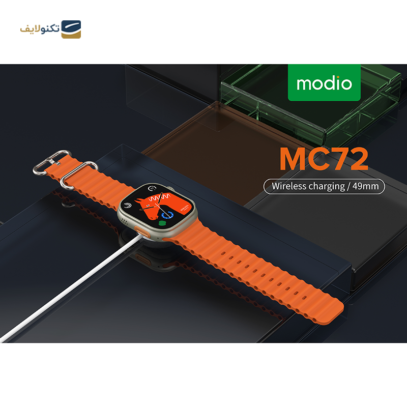 ساعت هوشمند مودیو مدل MC72 پلاتینیوم - Modio MC72 Smart Watch Platinum