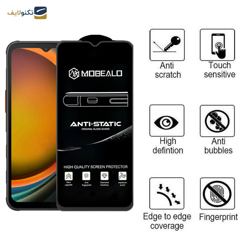 محافظ صفحه نمایش اپیکوی مدل Mobealo-AntiStatic مناسب برای گوشی موبایل سامسونگ Galaxy A14 4G/5G /Xcover7 - Epicoy Mobealo-AntiStatic Glass Screen Protector For Samsung Galaxy A14 4G/5G /Xcover7