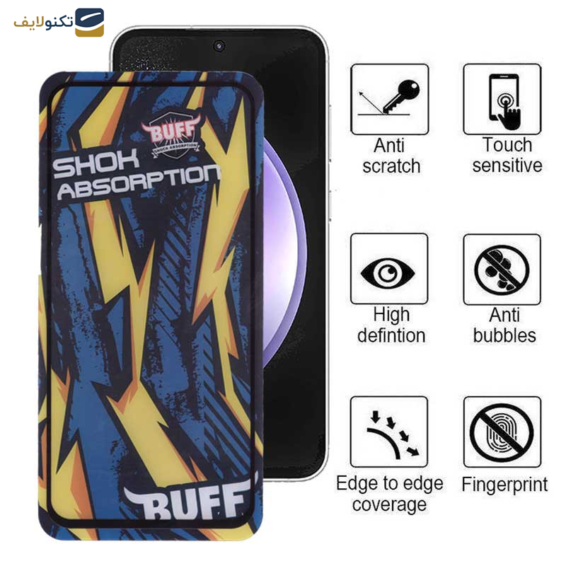 محافظ صفحه نمایش بوف مدل Shock-Shock-G مناسب برای گوشی موبایل سامسونگ Galaxy S23 FE - A54 - Buff Shock-Shock-G Glass Screen Protector For Samsung Galaxy S23 FE - A54