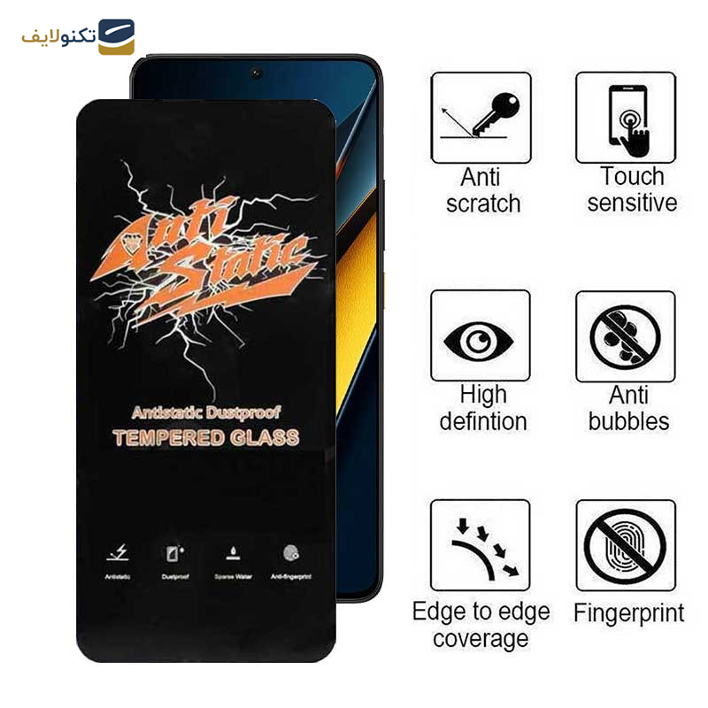 محافظ صفحه نمایش اپیکوی مدل Antistatic Dustproof مناسب برای گوشی موبایل شیائومی Poco X6 Pro 5G / Poco X6 5G / Poco M6 Pro 4G - Epicoy Antistatic Dustproof Screen Protector For Xiaomi Poco X6 Pro 5G / Poco X6 5G / Poco M6 Pro 4G