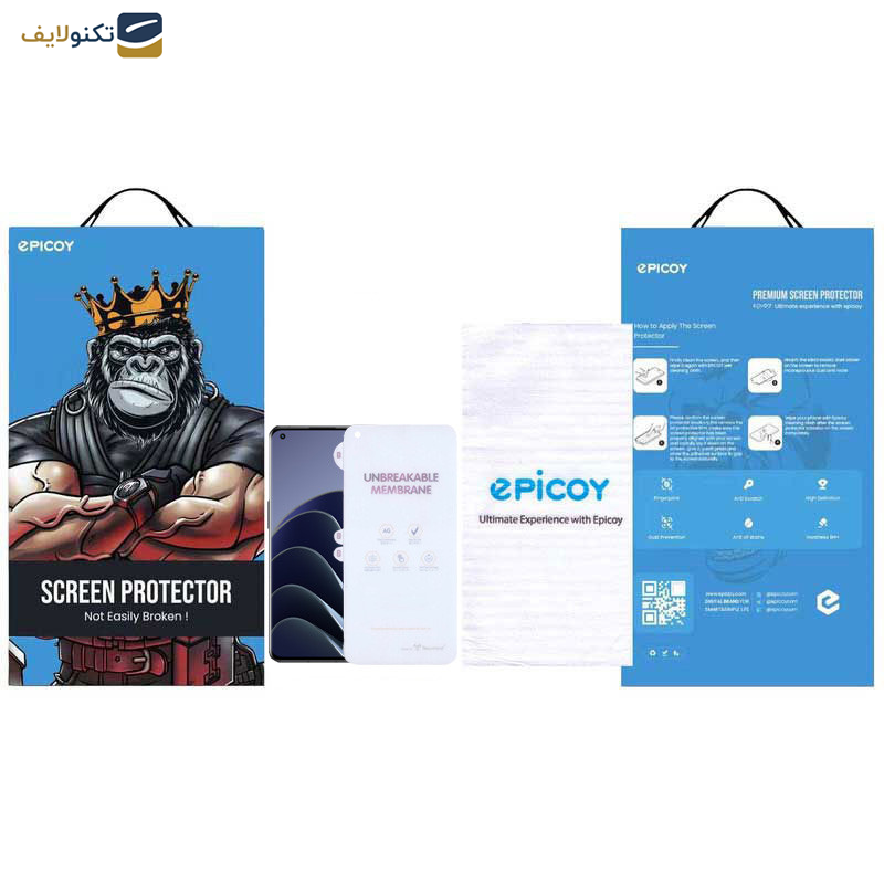 محافظ صفحه نمایش مات اپیکوی مدل Hydrogel-Matte مناسب برای گوشی موبایل وان پلاس 10 Pro-9 Pro - Epicoy Hydrogel-Matte Screen Protector For OnePlus 10 Pro-9 Pro