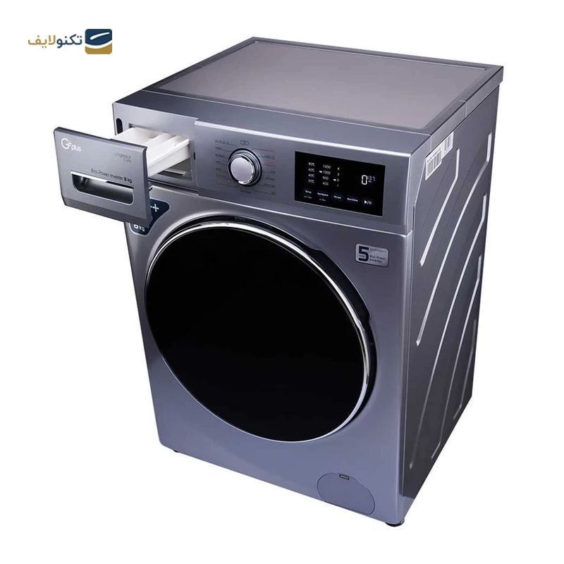 ماشین لباسشویی جی پلاس 8 کیلویی مدل GWM-M8220T - GPlus GWM-M8220T Washing Machine