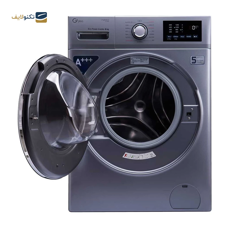 ماشین لباسشویی جی پلاس 8 کیلویی مدل GWM-M8220T - GPlus GWM-M8220T Washing Machine