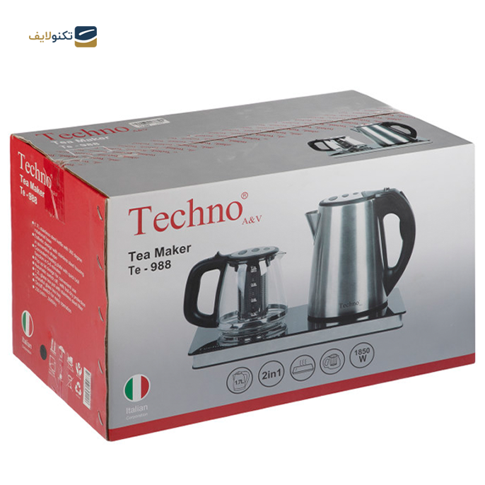  چای ساز تکنو مدل TE-988 - Techno TE-988 Tea Maker Machine